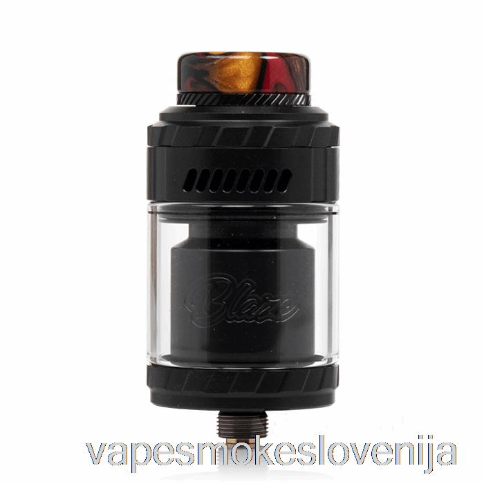 Vape Za Enkratno Uporabo Thunderhead Creations Blaze Solo 25 Mm Rta Mat črna